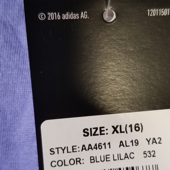 NWT Adidas Girls Tanktop Size: XL (16) - Picture 4 of 8